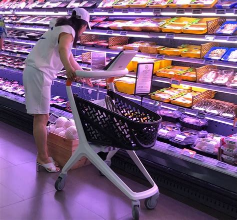 rfid supermarket trolley system|Automatic shopping trolley using IOT .